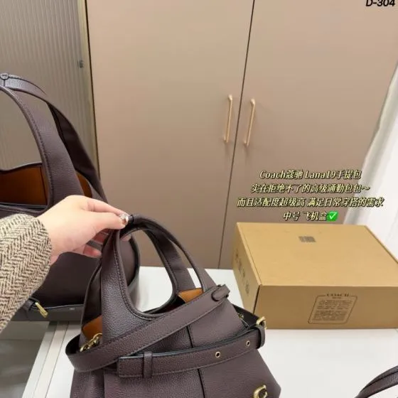 Coach Brown 30x22x12cm shoulder bag Premium Replica