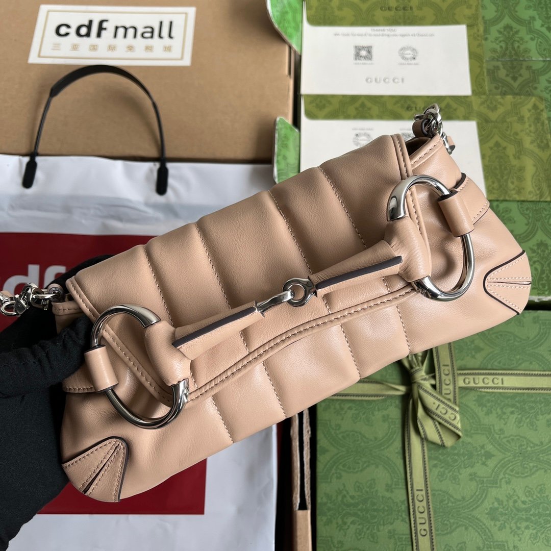 Gucci Horsebit Chain Beige shoulder everyday