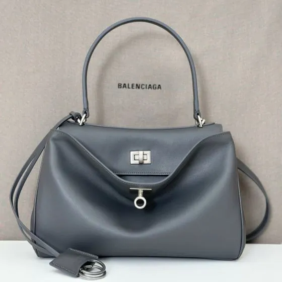 Balenciaga Gray 25x18x10cm shoulder bag Top Quality Replica