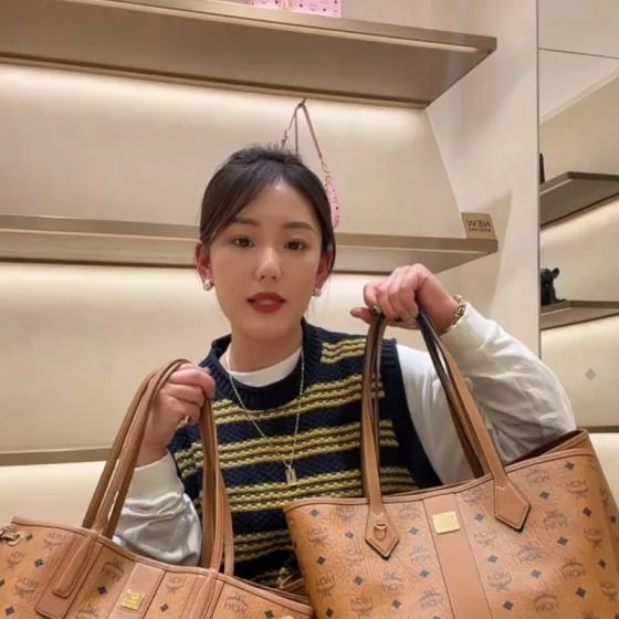 MCM Toni Visetos 19x16cm shoulder bag AAA Quality Replica
