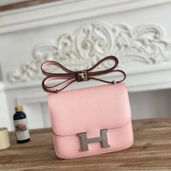 Hermes Constance Pink crossbody — AAA Quality Replica