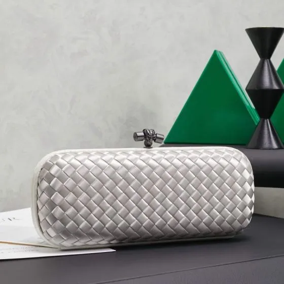 Bottega Veneta Silver shoulder bag Premium Replica