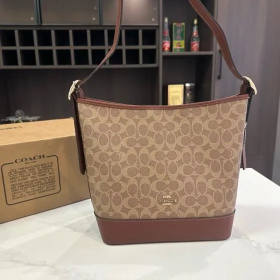 Coach Brown shoulder bag Top Quality Replica