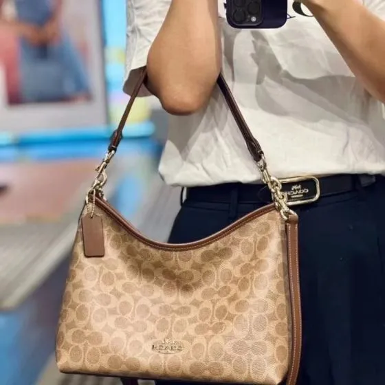 Coach Brown shoulder bag Premium Replica