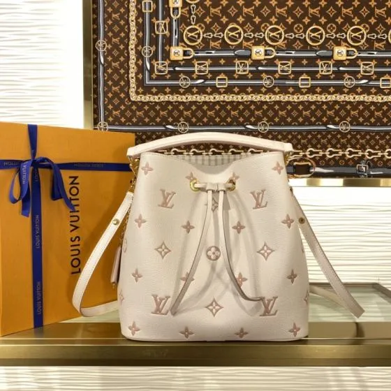 Louis Vuitton N oNo Cream Monogram Empreinte crossbody Premium Replica