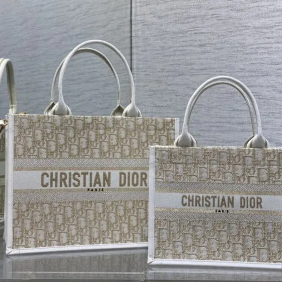 Dior Book Tote Beige Oblique 36cm — Premium Replica