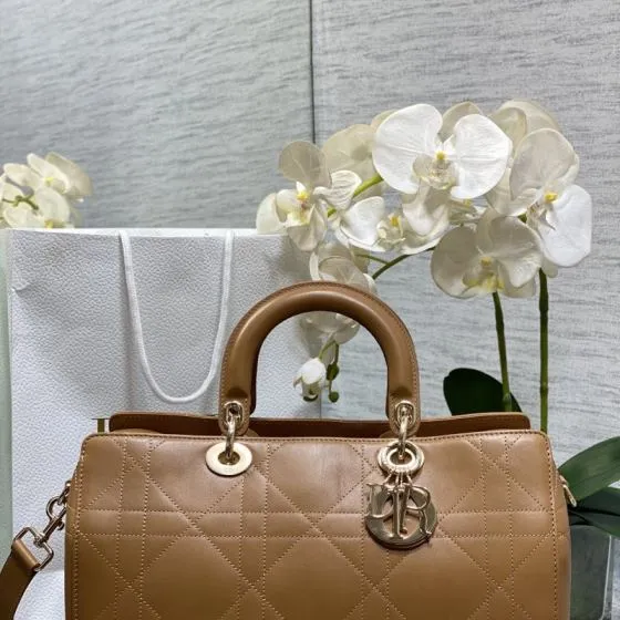Dior Lady Brown work Premium Replica