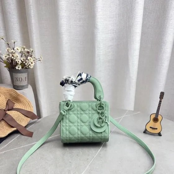 Dior Lady Green crossbody 1 1 Replica