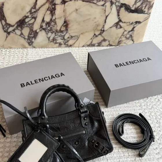 Balenciaga City Black 38x28x15cm shoulder bag Premium Replica