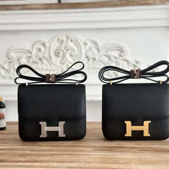 Hermes Constance Black crossbody — AAA Quality Replica