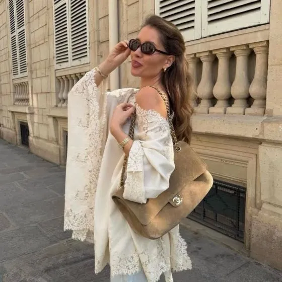 Chanel Classic Flap Beige suede shoulder Premium Replica