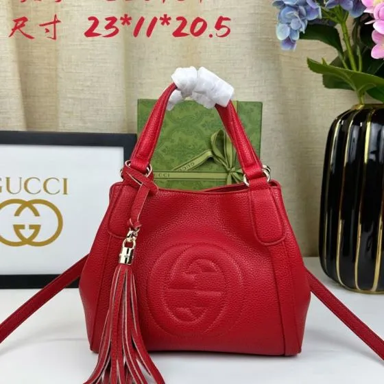 Gucci Soho Red 23x11x20 5cm shoulder 1 1 Replica