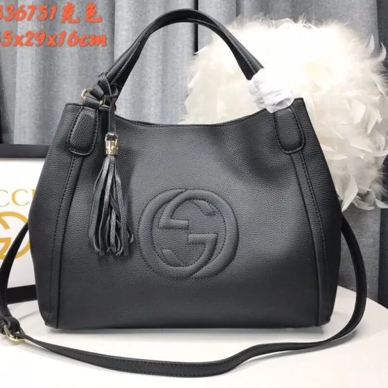 Gucci SOHO Black 35x29x16cm tote 1 1 Replica