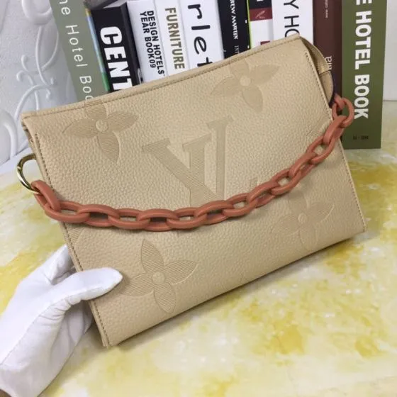 Louis Vuitton M47542 Beige Monogram Empreinte 25-20-5 crossbody Premium Replica