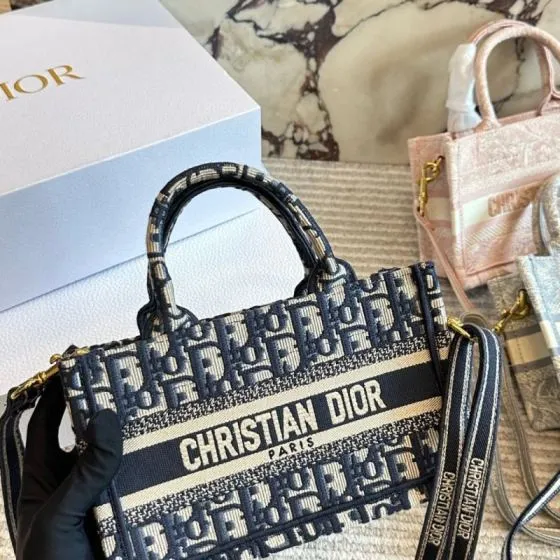 Dior Book Tote Pink mini — AAA Quality Replica