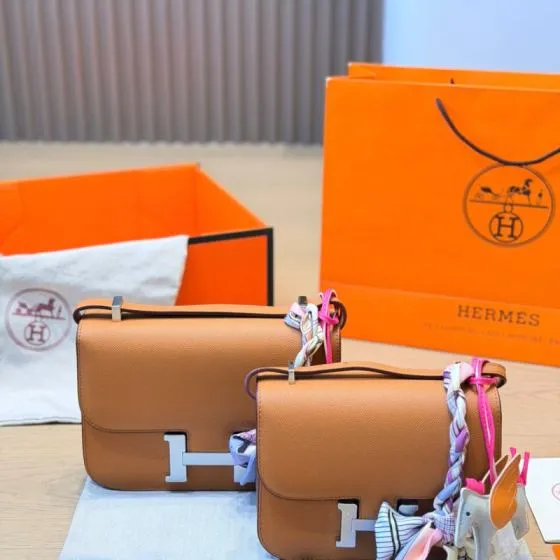 Hermes Constance Gold brown shoulder — Premium Replica
