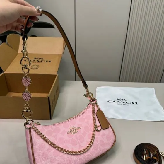 Coach Brown shoulder bag Premium Replica