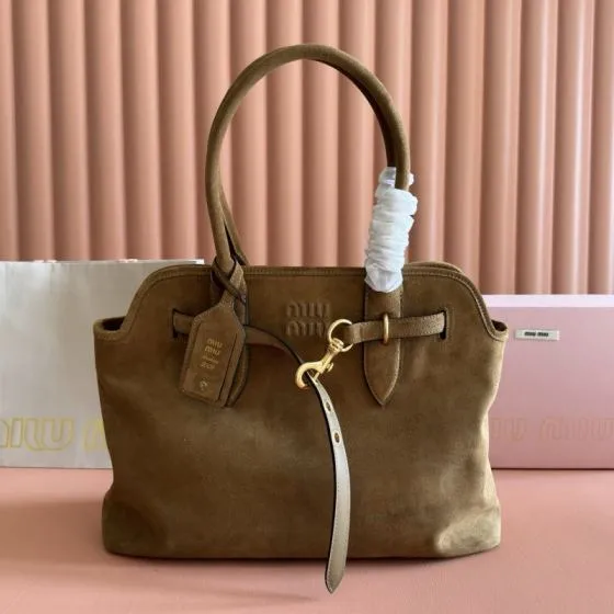 Miu Miu Brown shoulder bag 1 1 Replica