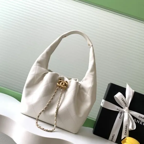 Chanel Hobo White shoulder AAA Quality Replica