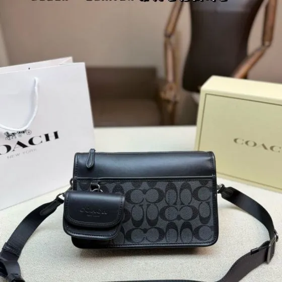 Coach Monogram shoulder bag AAA Quality Replica