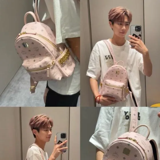 MCM Stark Visetos 30x38x15cm shoulder bag Top Quality Replica