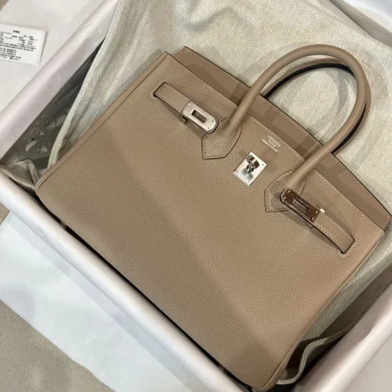 Hermes Birkin Taupe handbag — Top Quality Replica