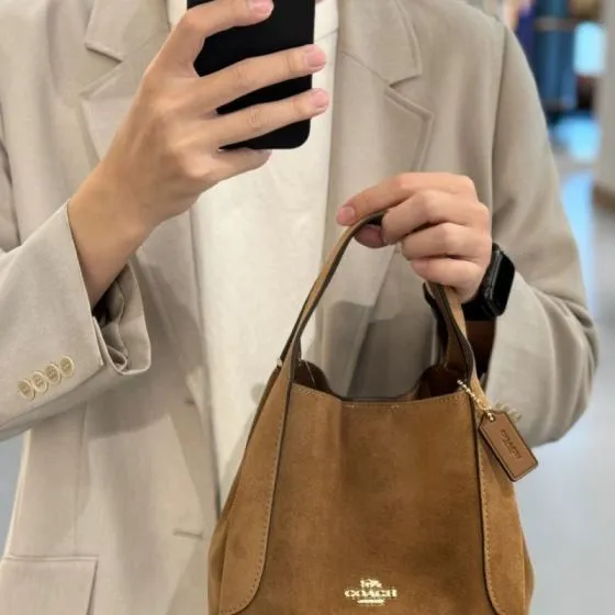 Coach Brown 18x12cm shoulder bag 1 1 Replica