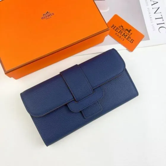 Hermes Blue leather evening — Top Quality Replica