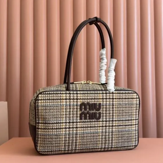 Miu Miu Brown shoulder bag 1 1 Replica