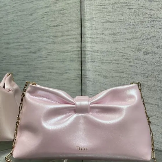 Dior Pearlescent Pink shoulder AAA Quality Replica