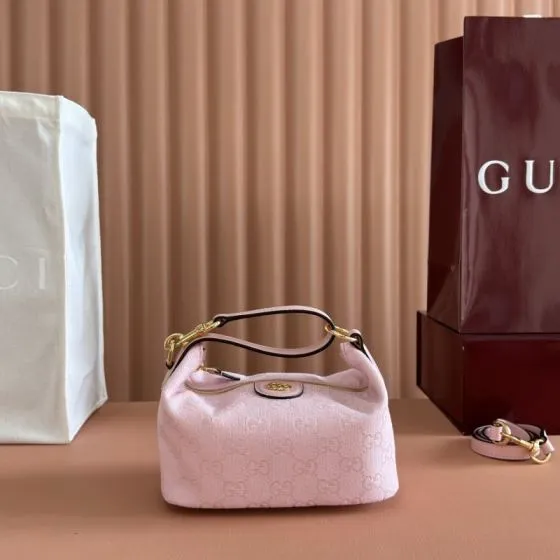 Gucci Vanity Pink GG canvas shoulder Premium Replica