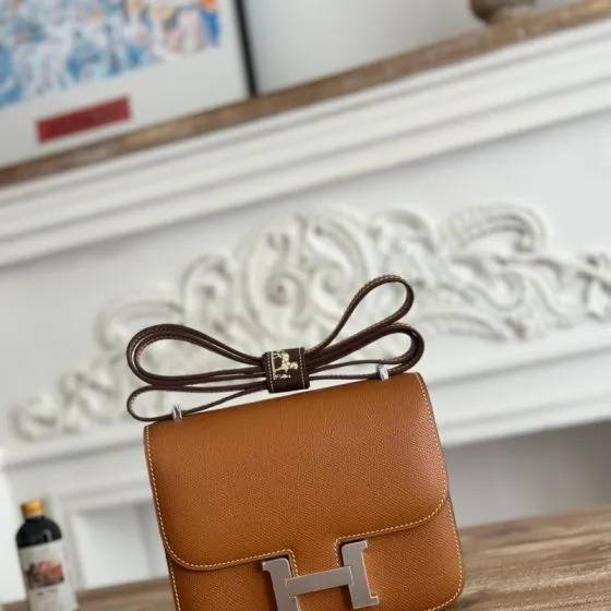 Hermes Constance Gold crossbody — 1:1 Replica