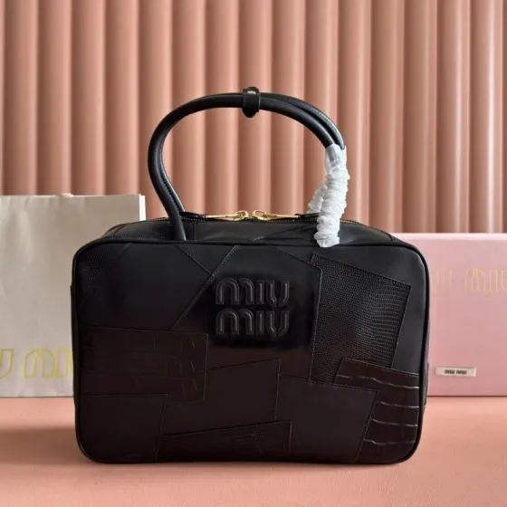 Miu Miu Black shoulder bag Top Quality Replica