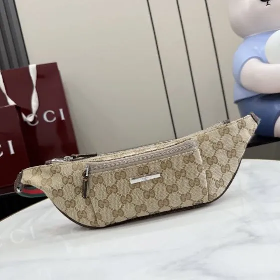 Gucci Beige GG canvas crossbody 1 1 Replica