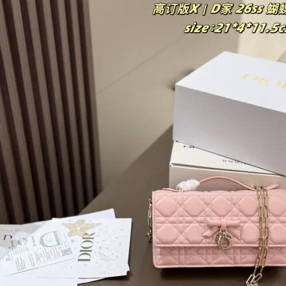 Dior WOC Pink 21 4 11 5cm crossbody AAA Quality Replica