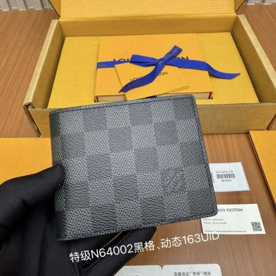 Louis Vuitton N64002 Damier Graphite wallet everyday Top Quality Replica