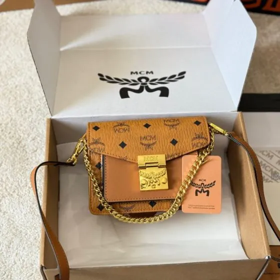 MCM Visetos 25x18x10cm shoulder bag Top Quality Replica