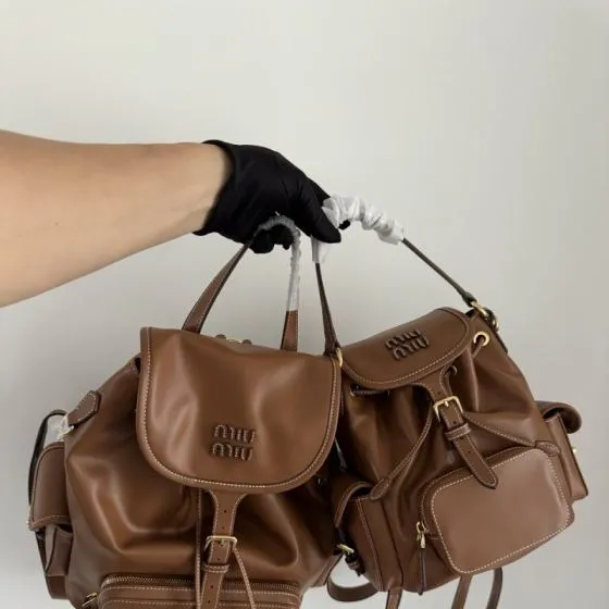 Miu Miu Brown shoulder bag 1 1 Replica