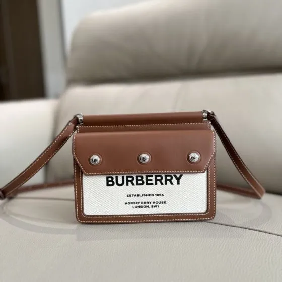 Burberry Brown 25x18x10cm shoulder bag AAA Quality Replica