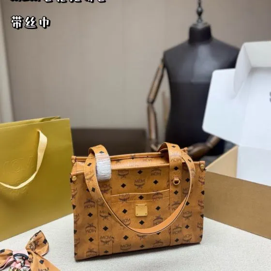 MCM Monogram shoulder bag Top Quality Replica
