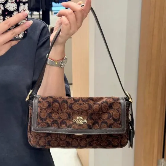 Coach Monogram shoulder bag 1 1 Replica
