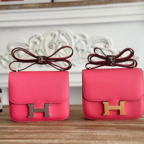 Hermes Constance Pink crossbody — Top Quality Replica
