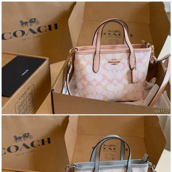 Coach Monogram 18x12cm shoulder bag Top Quality Replica