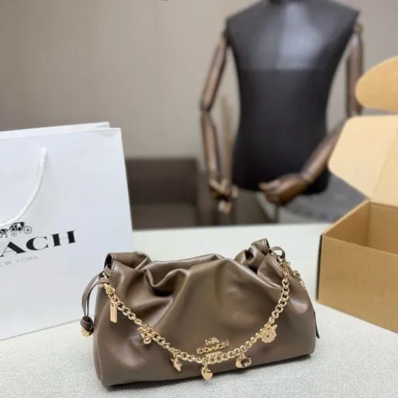Coach Lambskin shoulder bag Top Quality Replica