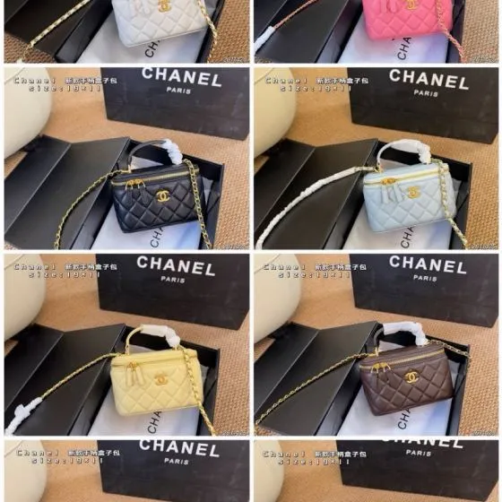 Chanel White 19x11 crossbody Top Quality Replica