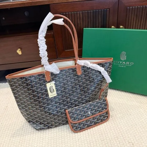 Goyard Brown 25x18x10cm shoulder bag 1 1 Replica