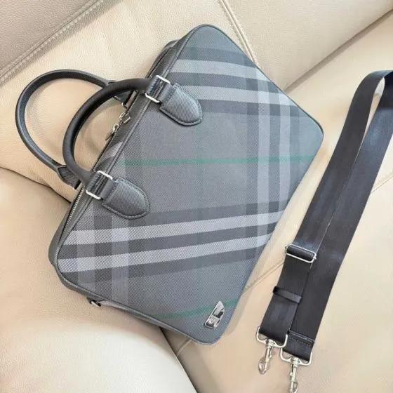 Burberry Charcoal Check work Premium Replica