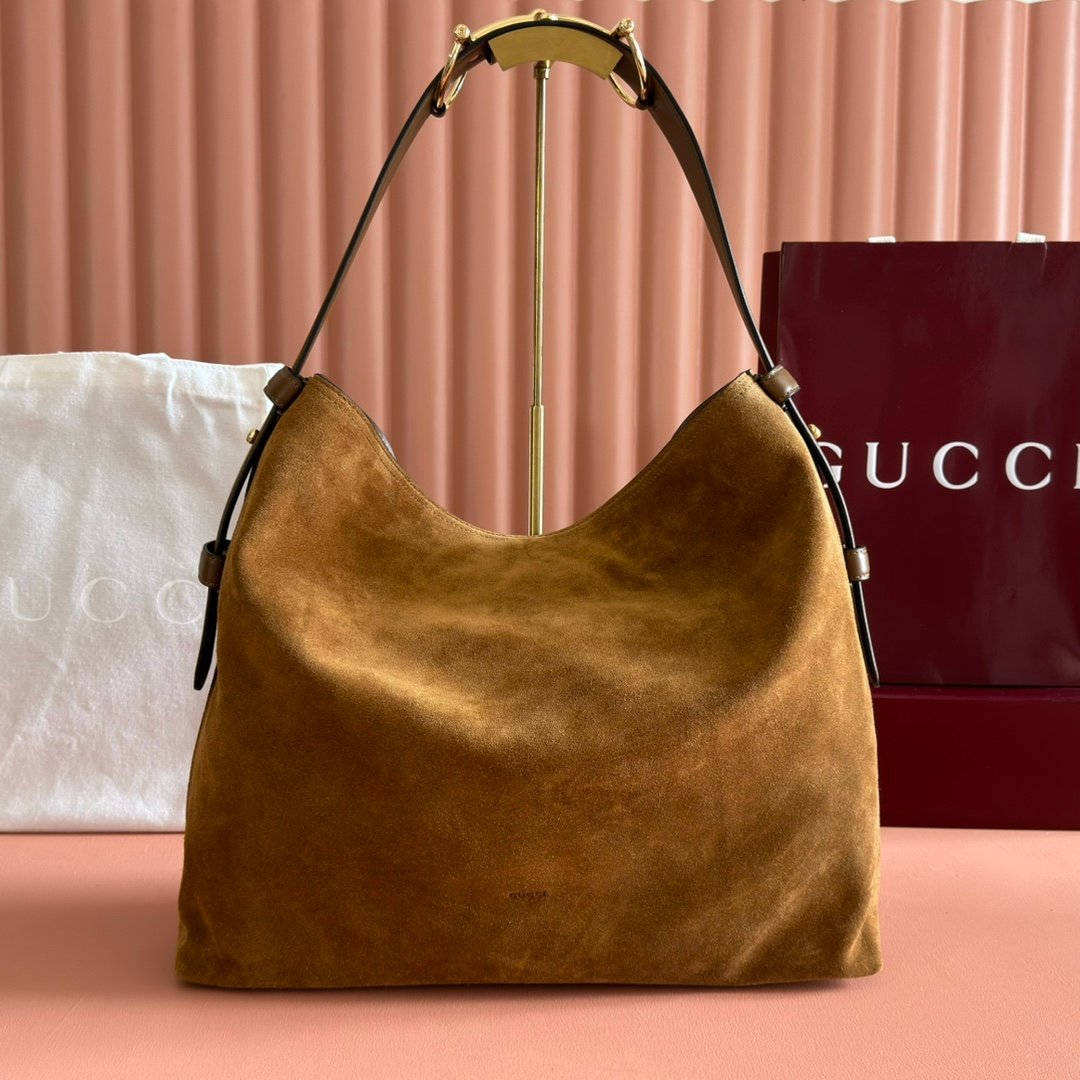 Gucci Beatrix Brown suede shoulder everyday