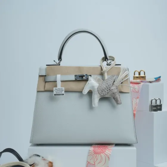Hermes Kelly White Epsom shoulder AAA Quality Replica