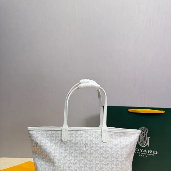 Goyard Artois White 30x14x25cm tote AAA Quality Replica